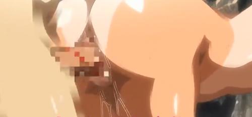 日焼け跡がエロい女と誰にも見られないように岩陰で立ちバック孕ませセックス！！！
