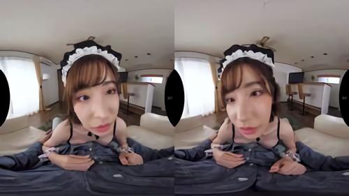 『VR』深田えいみ、アナタのおしゃぶりメイドに!　中出しも!