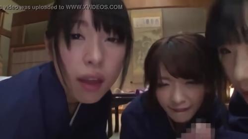 『麻里梨夏』人気女優7名の豪華共演作品。全編完全主観の超VIP温泉旅館の旅！！お出迎え～温泉接客、宴会から次の日のお目覚めまで、至るところで至！