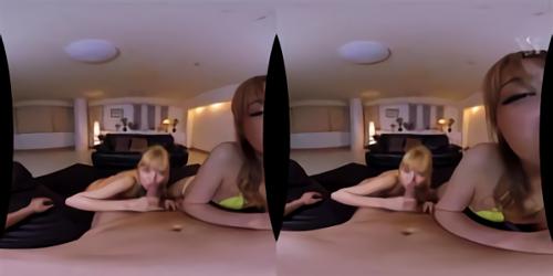 『マイクロビキニ』ギャルの淫語で性欲をバリ高めて超絶SEX！スケベランジェリーのWギャルの超責めフェラ！唾垂らし手コキ＆フェラ、オマンコく！