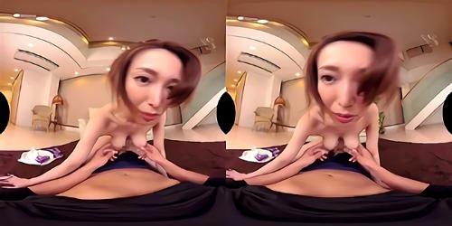 『美乳』【長尺VR】女の子が小さく見えない実際スケール！サイドバイサイドによる高画質3DVRを臨場感たっぷりバイノーラル録音で収録！『君島！