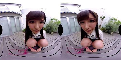 『美少女』橋本ありなエスワンVR第2弾はあの人気関係のもの‘J〇お散歩’をVRリニューアル化！学校サボって真っ昼間から公園デート、ドライブ、！