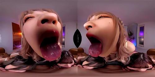 『ハイクオリティVR』今回の絶対に乳首をお留守にしない関係のものは‘両’乳首をお留守にしない！手コキやフェラ、ファック中も両脇に女の子がいて常に両方の乳！