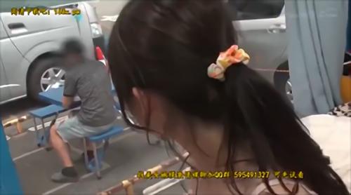 『貧乳』芸人をやっているという明るい女の子をGET！通天閣の真下にマジックミラー号を停めLetsナンパ！「なあ、挿れてーや」「アカン！イっ！
