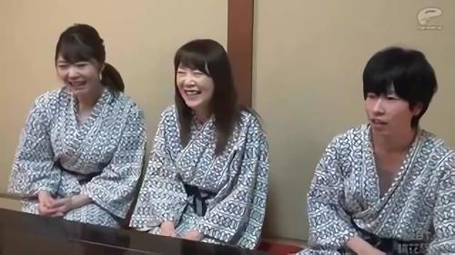 『素人』温泉旅館にきていた叔母と母と甥の3人にインタビュー！あなたの秘密、教えてくださいとこっそり聞いたら甥はまだ童貞！今回はそんな童貞の！