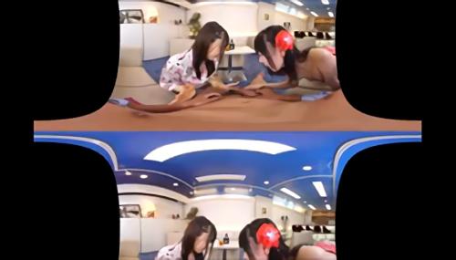 『五十嵐星蘭』風俗で噂の「花魁居酒屋」に潜入！巨乳ニモと白巨乳セイランがドスケベ衣装の花魁に扮！