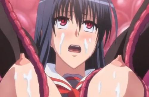 触手に鬼畜責めされ続けた結果、目の焦点が合わないほどにイカされる美少女たちがエグい！！