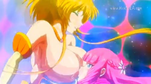 オマ●コからオチン●ンが生えちゃった美少女とフタナリレズえっち❤