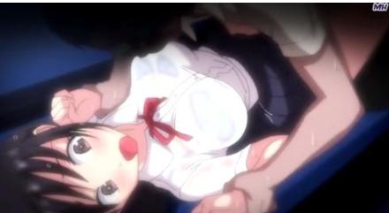 透けブラJKエロ過ぎ！雨の日のバス停でおっさんに中出しされちゃう清楚系美少女