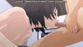 【3Dエロアニメ】同世代のちんぽをファラ抜きしてあげる❤️