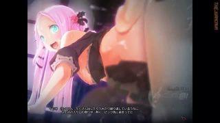 メイド姿の美女をバックで突きまくりwwww