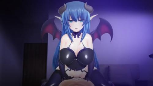 サキュバスが脳内に直接言葉を送り込んで興奮させ搾りまくる♡