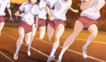 女子高生が体育の授業で巨乳をぶるぶる揺らしまくる！