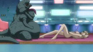 キモすぎるモンスターに抵抗できずに巨乳美女のお姉さまが犯される！