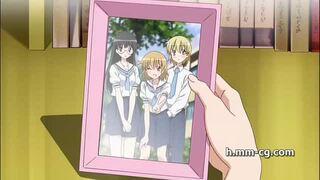 【学園】幼馴染と自宅で3P❤️