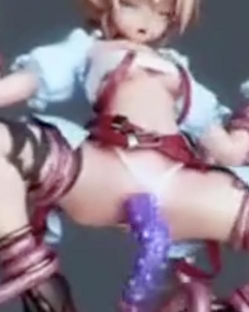 大量の触手に犯されまくる美少女！！