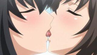 愛し合う2人の美女に触手が襲いかかる！？
