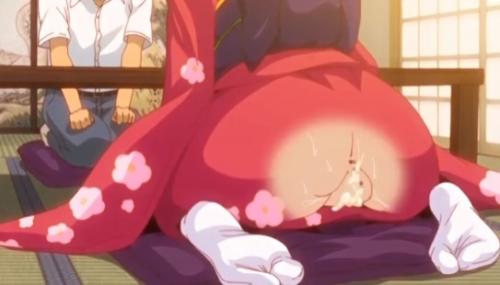 和服ロ●巨乳少女のエッチが気持ちよすぎて中に出しちゃった❤