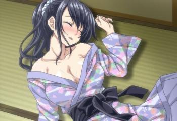 ラッキースケベ❤️浴衣をきたお姉さんの巨乳がポロリ！