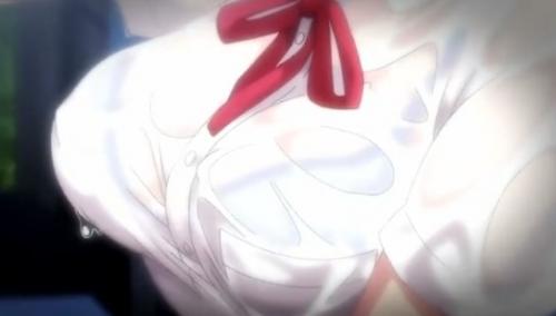 雨の日のバス停でびしょ濡れになったJKの透けブラにフル勃起しちゃったおっさんがJKを無理やりハメられちゃう！