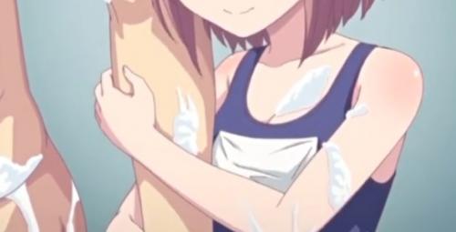 え！？ナイスミドルの義父とロ●少女が風呂場でスク水ソーププレイもどきしてるんですけど！！