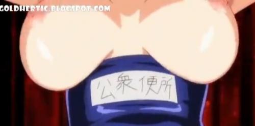 金髪巨乳美少女が衆人の前で肉便器にされてメチャクチャされてます・・・