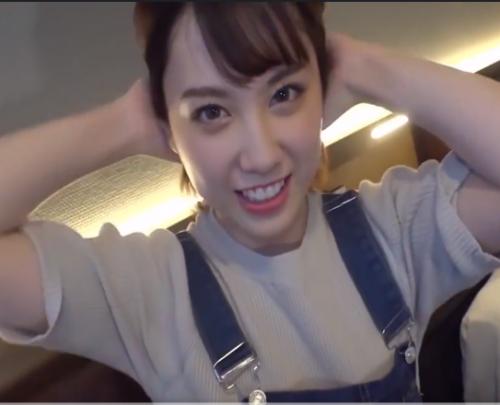 【貧乳】目力ヤバイ激カワ女子とホテルでセックス、貧乳だけど超敏感なオッパイ責めて最後は顔射