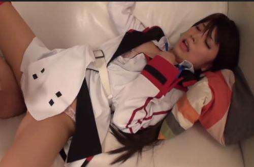 【コスプレ×セックス】巨乳レイヤーを極力脱がさないで着衣セックスハメ