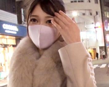 『家まで送ってイイですか？』27歳の銀行員の巨乳美女が何故かノリノリ！？３Pセックスしちゃいました！【エロ動画】