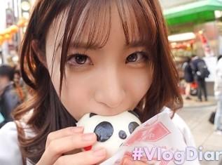 『なに食べようかな♥』SSS級のルックスの彼女とイチャイチャ横浜デート？！その後はホテルでセックスしちゃう！【エロ動画】
