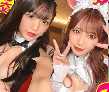 【Wヤリマンビッチ】『二人で経験人数３ケタ！！』スタイル抜群のギャル二人組は予想通り激エロ！４P乱交する！【エロ動画】