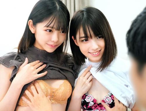 『ヤバッ、いっぱい出された（笑）』逆ナンされた童貞男子が美少女二人と初体験！？あまりの気持ち良さに大量中出ししちゃう！！