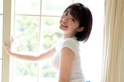【石原希望】透明感満載19歳色白美少女が衝撃デビュー！綺麗な乳首にたわわにFカップ巨乳！