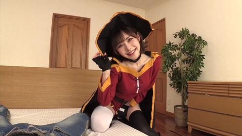【深田えいみ】彼女のえいみはスレンダーで美人で巨乳な最高の彼女は家でこっそりコスプレする宅コス