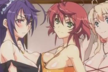 巨乳とエッチなお姉さんがザーメンを搾り取る変態アニメ