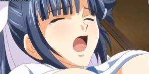 【エロアニメ】娘がバックから快楽調教?「お腹裂けちゃうよぉ」