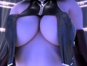 下乳全開ノーブラ巨乳サキュバスがひたすら精を強制搾取