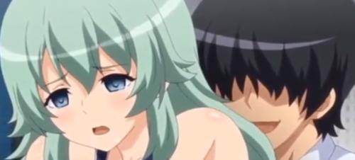 【アニメ】時間が止まった！ 動けない水着姿の巨乳娘が恣意的に犯される