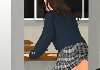 【FUCK】おーい、そこの君、机の角使って何してんの？《3Dアニメ》