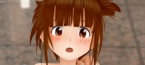 銭湯の男湯に入ってきたロリ少女とそのままエッチ