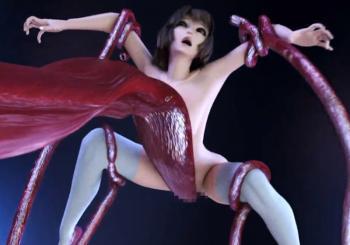 おっぱい肉便器はぶっ壊れ顔する♀エッチ！！『すごーい！こんなに出したんですねｗ』