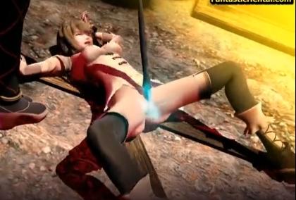 【連続絶頂中】お姫さまがドS魔女に拷問レイプされる！触手に電気に手マンで何度もイっちゃう！