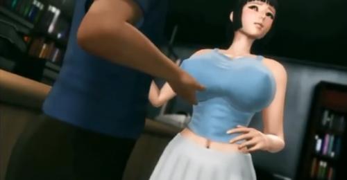 書店の爆乳アルバイトは店長にいたずらでセックス！