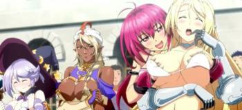 「変態！！」かわいい戦士たちは自分で体を動かし、クレイジーなことをし、触手に襲われて、、!!