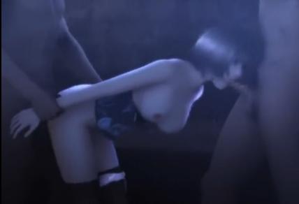 【3Dアニメ】忍者ロリを拘束レイプ！両方の口でいっぱいご奉仕してもらおうか！