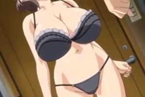 隣に済む爆乳主婦がいきなり遊びに来て服を脱ぐとすぐに若い男根を即ハメ！