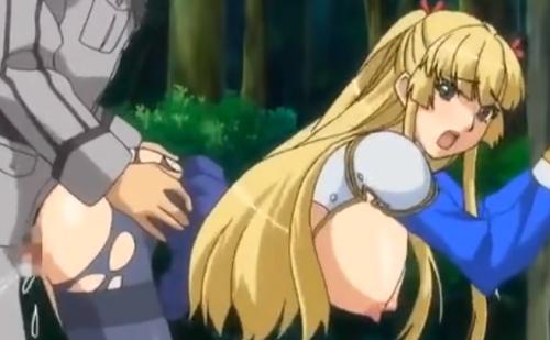 爆乳の金髪娘にマ〇コにローターあててお散歩してたら黒タイツがビショビショになっていたのでそのまま青姦ファック！