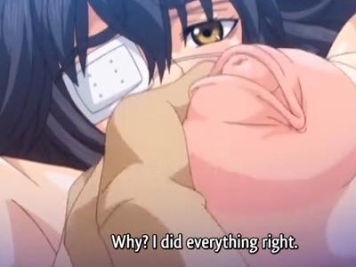 卑猥な乳首を弄ばれて感じるド淫乱女