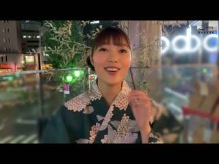 【素人】クールに見えて内面は無邪気な浴衣美人をアプリを駆使してワンチャンFUCK！