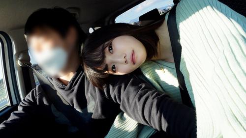 【素人】不倫旅行の宿に行く前に車内フェラ抜きしてくれるFカップ美巨乳人妻